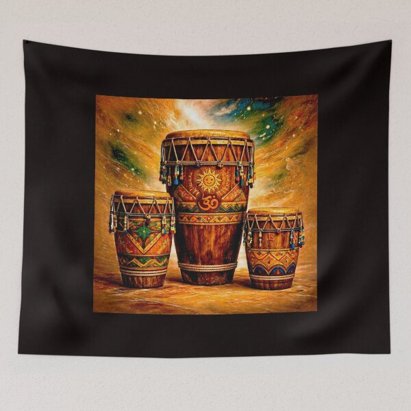 Item preview, Sacred Rhythm Meets Art: Afro-Brazilian Atabaque Drums #3 designed and sold by Helios Be. Lavsh.