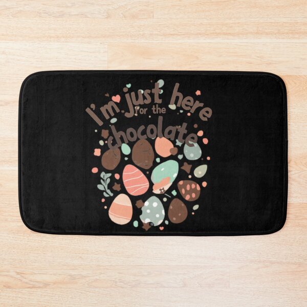 Item preview, I'm Just Here for the Chocolate Funny Easter Egg Design designed and sold by Crazyegg01.