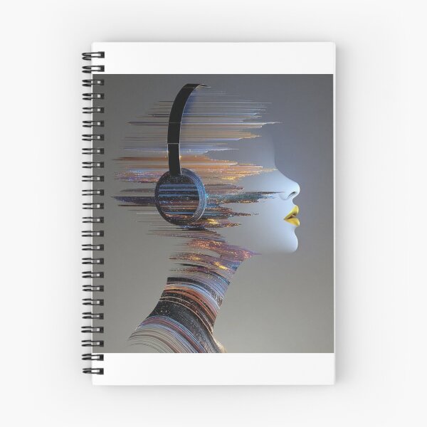 Item preview, The Sound of Light - Abstract Humanoid Music Visualization designed and sold by GrimNest.