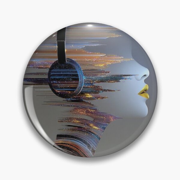 Item preview, The Sound of Light - Abstract Humanoid Music Visualization designed and sold by UrbanCanvas 111.