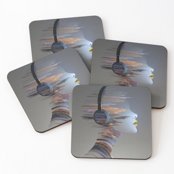 Item preview, The Sound of Light - Abstract Humanoid Music Visualization designed and sold by UrbanCanvas 111.