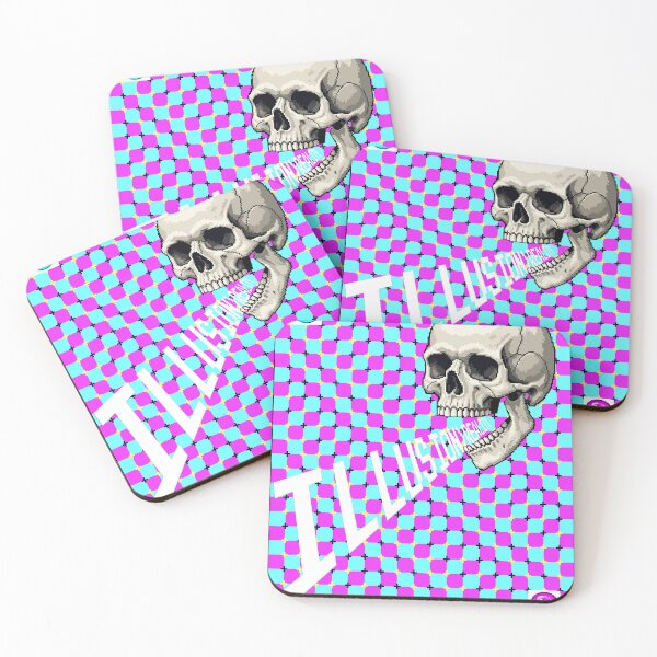 Item preview, Moving Neon Vaporwave Optical Illusion designed and sold by MadeTearfully.