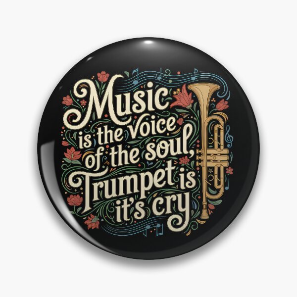 Item preview, Music is Soul's Voice Trumpet is Cry - World Music Day Art Tribute Tytuł designed and sold by Art-Arcade6.