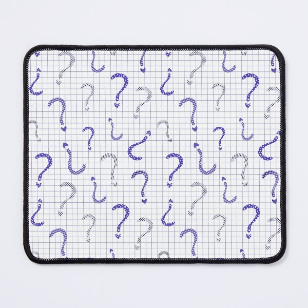 Item preview, Blue question mark seamless pattern designed and sold by OM-lova.