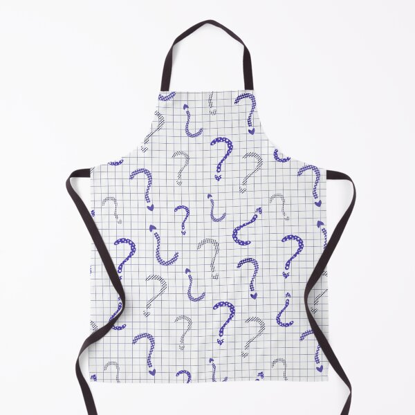 Item preview, Blue question mark seamless pattern designed and sold by OM-lova.