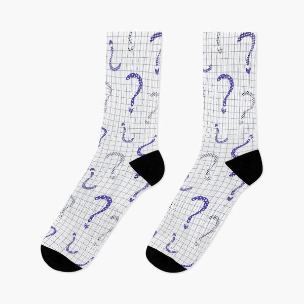 Item preview, Blue question mark seamless pattern designed and sold by OM-lova.
