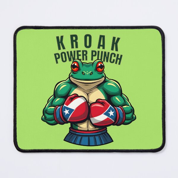 Item preview, Kroak Power Punch Muscular Boxing Frog designed and sold by Found Dream.