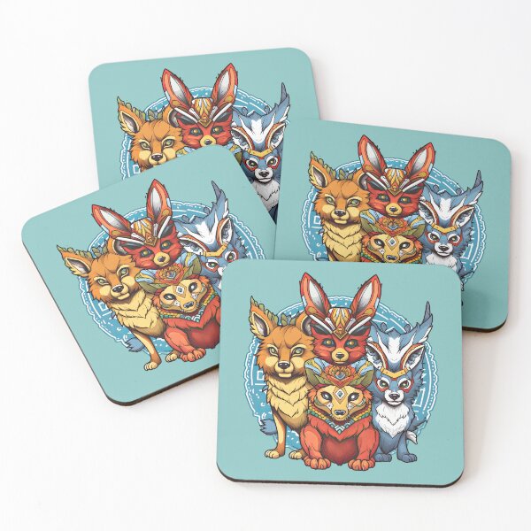 Item preview, Chibi Foxes designed and sold by Pixel-Lair.