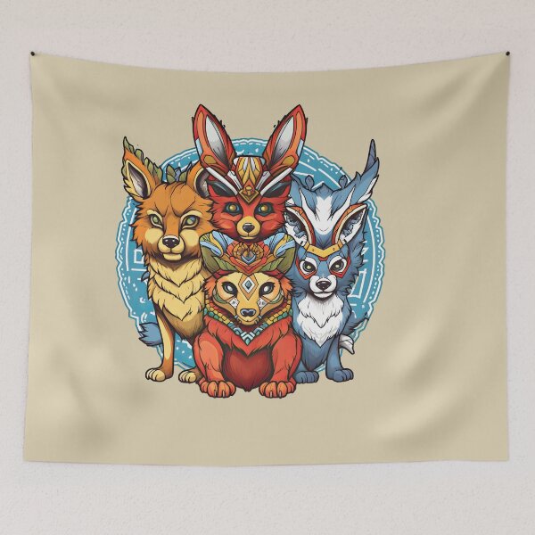 Item preview, Chibi Foxes designed and sold by Pixel-Lair.