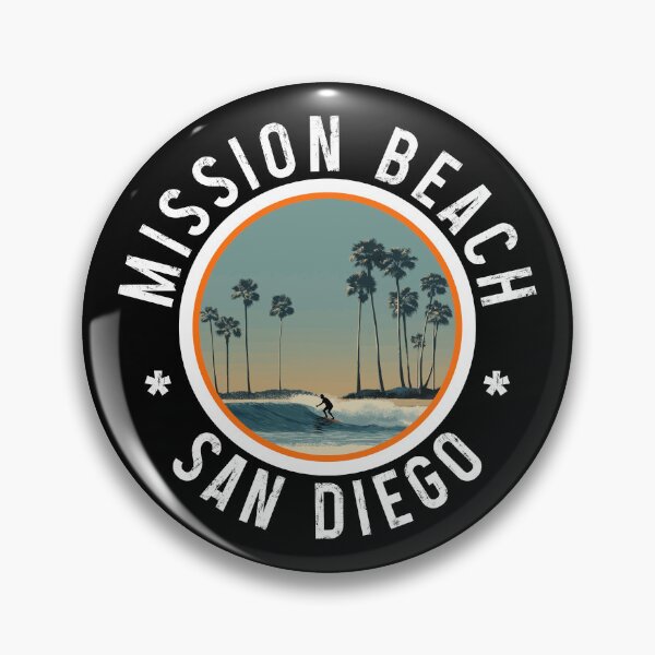 Item preview, Mission Beach - San Diego (with White Lettering) designed and sold by VelvetRoom.