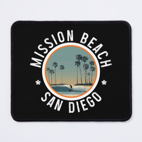 Item preview, Mission Beach - San Diego (with White Lettering) designed and sold by VelvetRoom.