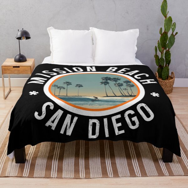 Item preview, Mission Beach - San Diego (with White Lettering) designed and sold by VelvetRoom.