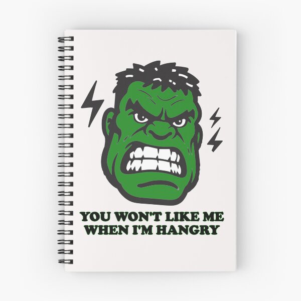 Item preview, You Won’t Like Me When I’m Hangry – Superhero Appetite Warning Tee designed and sold by Ignorant-Artist.