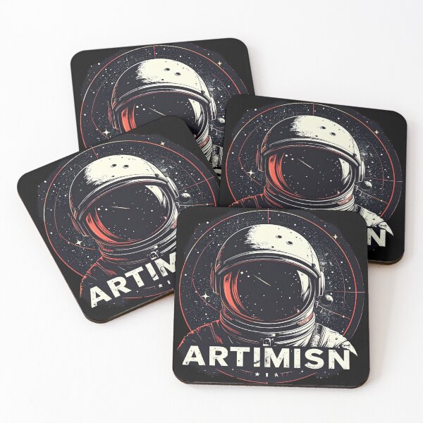 Item preview, Artemis II Retro Astronaut designed and sold by RedVista.
