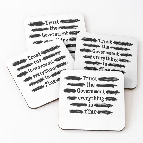 Item preview, Trust the government everything is fine designed and sold by KayUweRott.