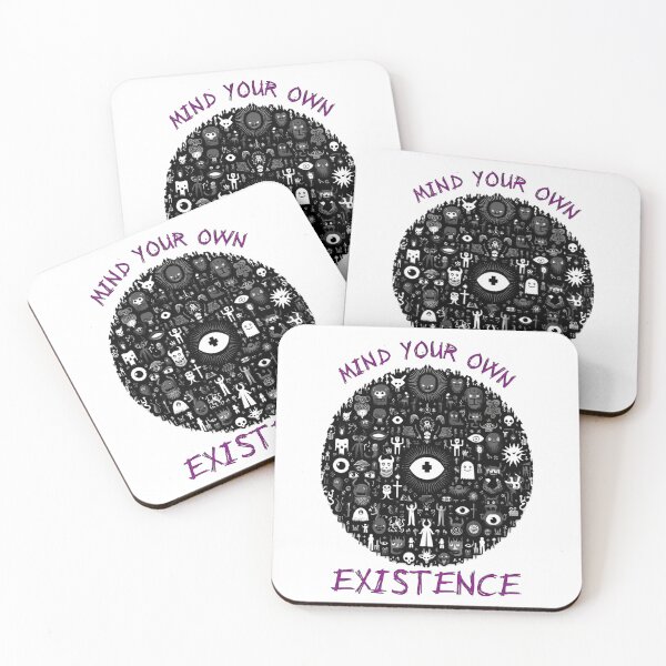Item preview, Mind Your Own Existence – Cosmic Harmony Philosophy Art Tee designed and sold by Ignorant-Artist.