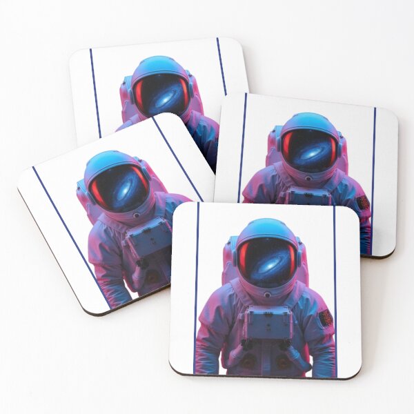 Item preview, Futuristic Neon Space Explorer designed and sold by Ali Doodles.