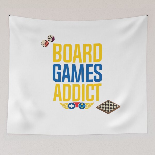 Item preview, Board Games Addict Bold Retro Style designed and sold by Pixeloft.