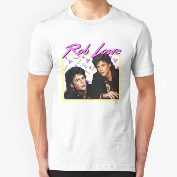 80s Rob Lowe Slim Fit T-Shirt