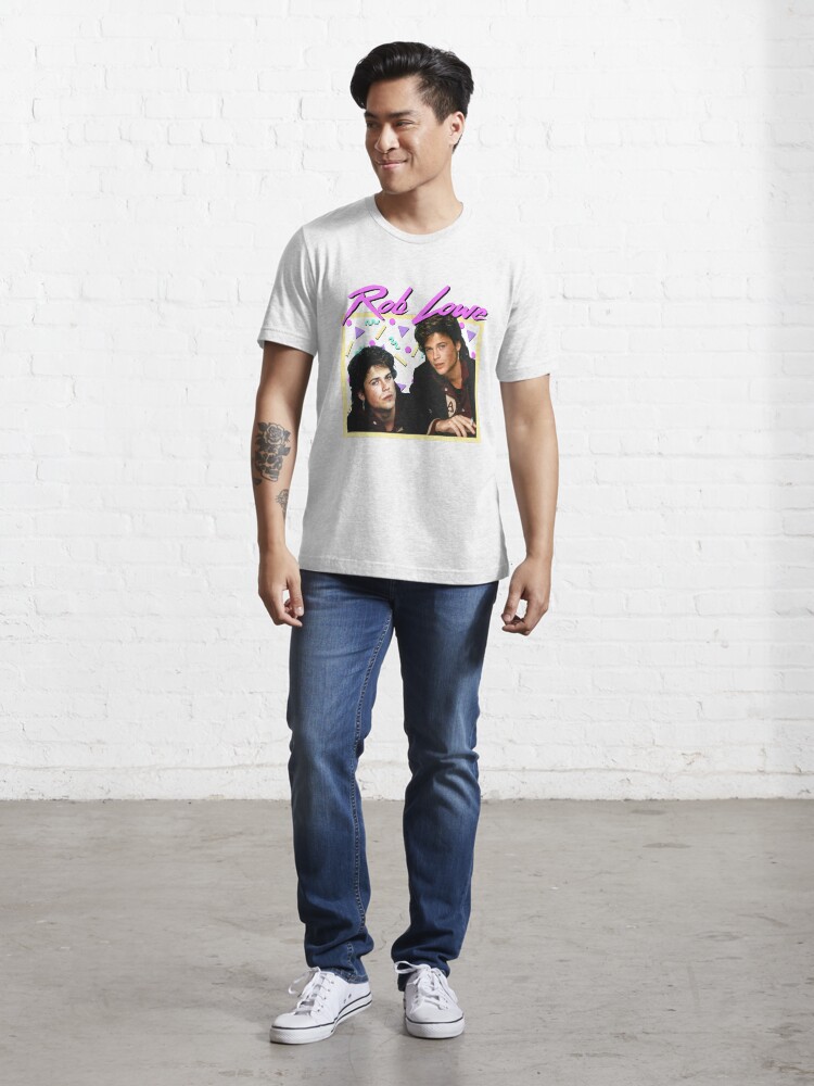 Alternate view of 80s Rob Lowe Essential T-Shirt