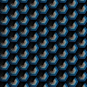 Artwork thumbnail, Hexagonal Pattern by PatternDesign01