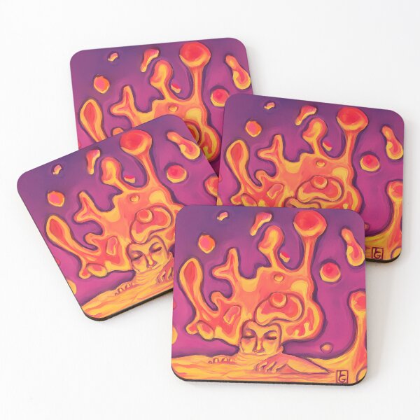 Item preview, Surreal Mind Melt Dream Abstract Psychedelic Face Art designed and sold by Foundrylane.