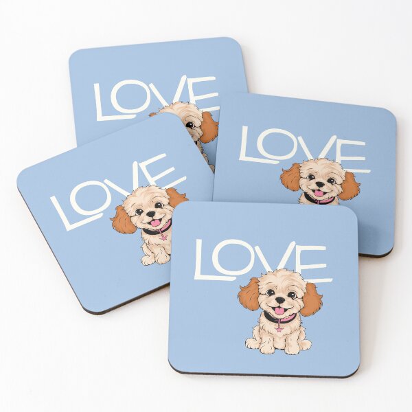 Item preview, Simply Love Puppy Cockapoo – Cute Fluffy Dog designed and sold by Teacuppupdesign.
