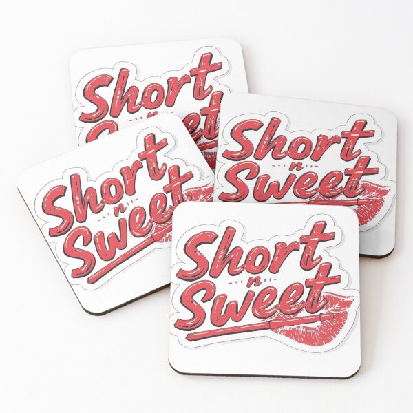 Item preview, Sweet n Short Cute Aesthetic Text Sticker designed and sold by nishaaa2111.