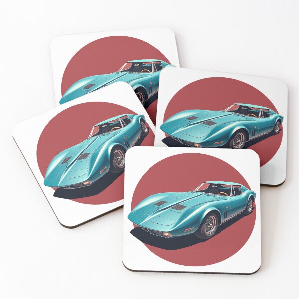 Item preview, 60s Silver Concept Sports Car - Retro Future Automotive Art designed and sold by SholoStudio.