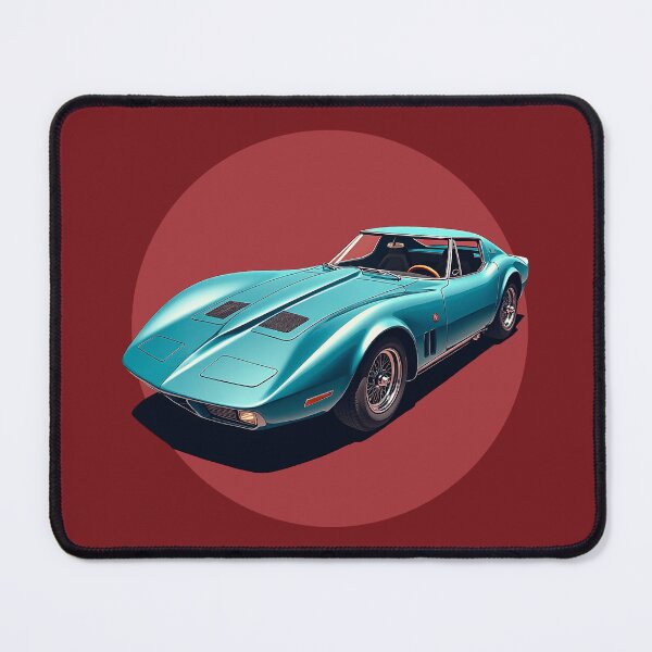 Item preview, 60s Silver Concept Sports Car - Retro Future Automotive Art designed and sold by SholoStudio.