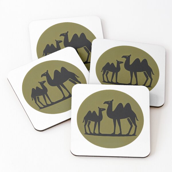 Item preview, Desert Companions – Camel Silhouettes designed and sold by ForeverPrintsOK.