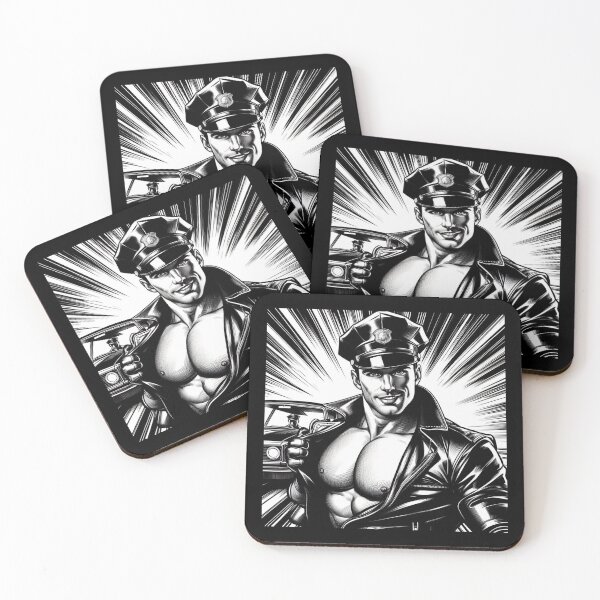 Item preview, Leather Daddy On Patrol San Francisco Gay Leather Pride Graphic Design designed and sold by ItsAKinkThing.