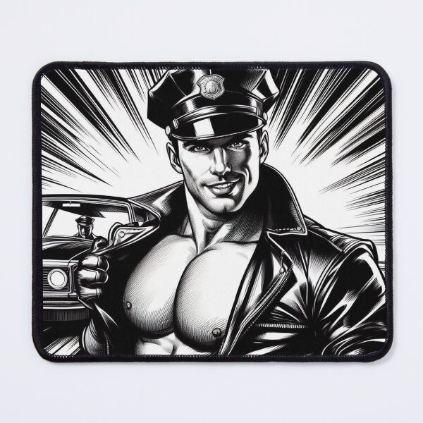 Item preview, Leather Daddy On Patrol San Francisco Gay Leather Pride Graphic Design designed and sold by ItsAKinkThing.