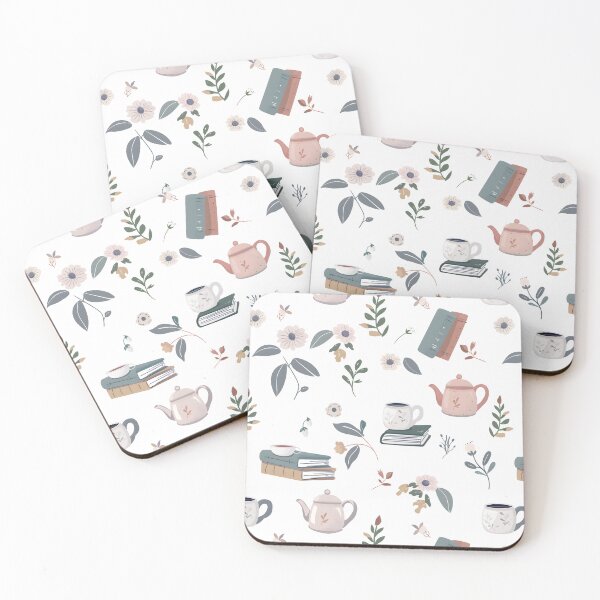 Item preview, Floral Books and Tea designed and sold by xiao xuans.