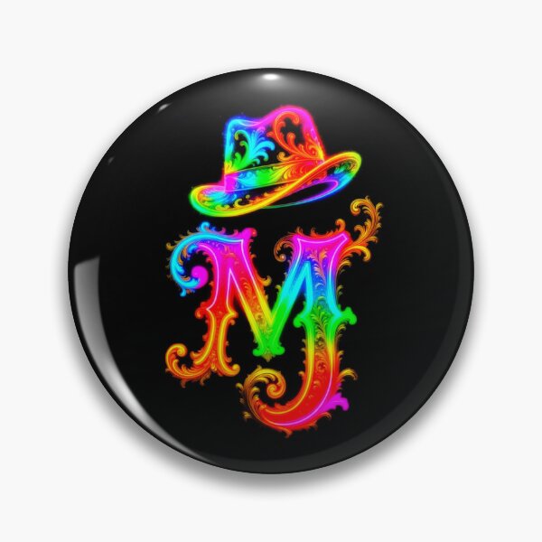 Item preview, MJ Dance King Ornate Neon Fedora Magical Art designed and sold by ExploreAura Studio.