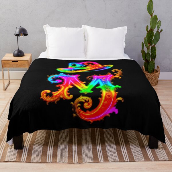 Item preview, MJ Dance King Ornate Neon Fedora Magical Art designed and sold by ExploreAura Studio.