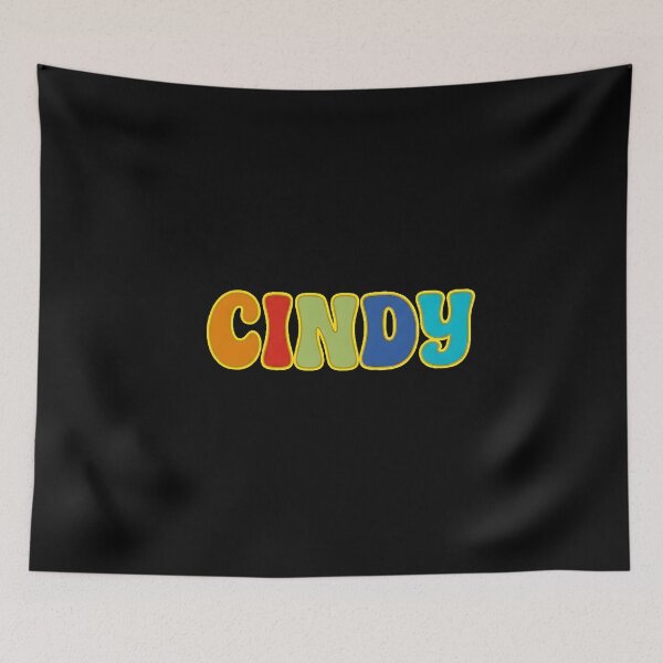 Item preview, ❤️ Cindy Personalized Name Wavy Retro Shirt, Coffee Mug, Sticker Gift designed and sold by HelixPedia.