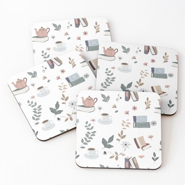 Item preview, Floral Books and Tea designed and sold by xiao xuans.