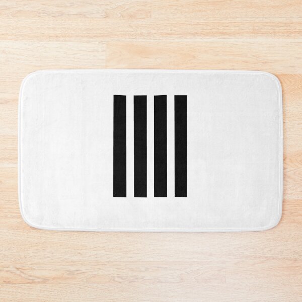 Artikelvorschau, Vier Balken Minimal Hardcore Punk Grafik Design entworfen und verkauft von Cat-butt-shirts.