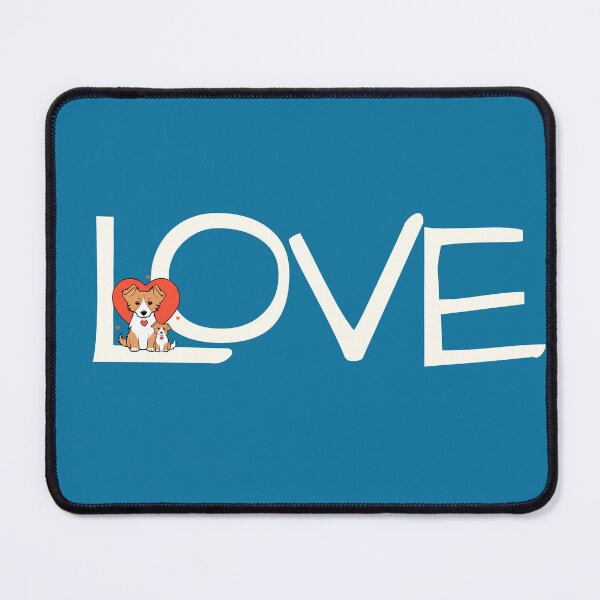 Item preview, Simply LOVE Dogs – Cute Parent & Puppy Illustration With Heart designed and sold by Teacuppupdesign.