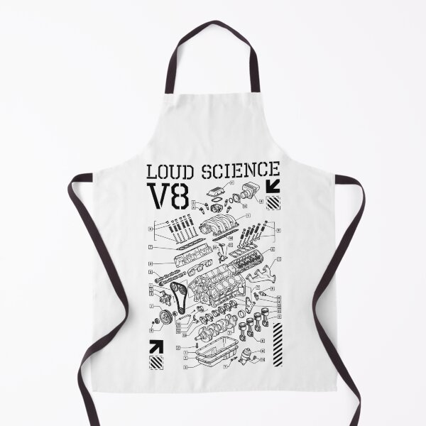 Item preview, Car Engine Block V8 Loud Science Automobile Diagram Cars designed and sold by GrandeDuc.