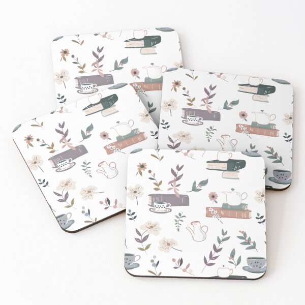 Item preview, Floral Books and Tea designed and sold by xiao xuans.
