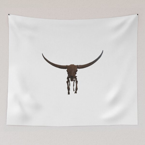 Item preview, Rustic Longhorn Cattle Skull - Vintage Western Horns Nature Photography designed and sold by snapshotszach.