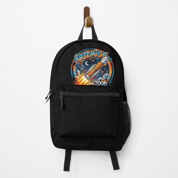 Item preview, Artemis II Mission 2026 Moon Launch Graffiti Badge designed and sold by KiwiRider.