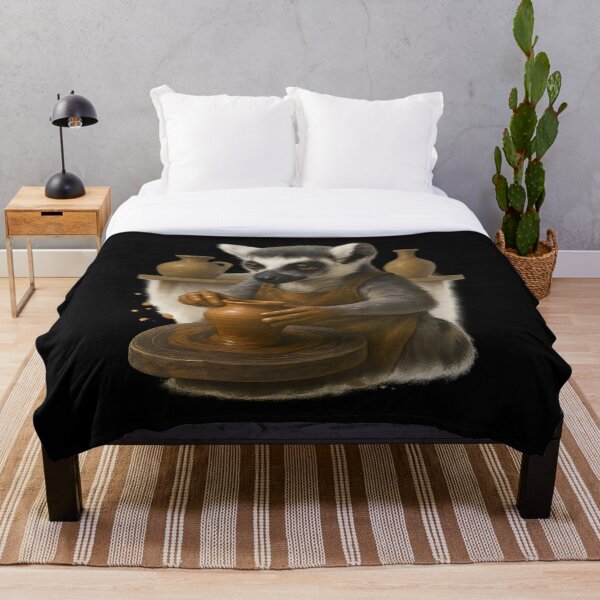 Item preview, Alfarero de arcilla con aspecto de lémur realista. designed and sold by Raubee.