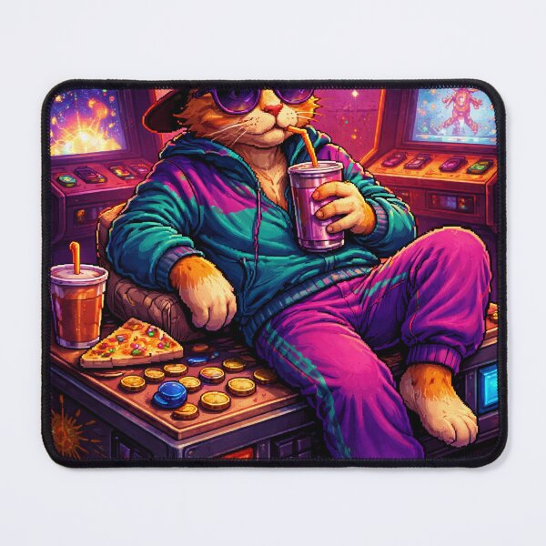 Item preview, Cool Cat in Arcade designed and sold by nelsonforge.