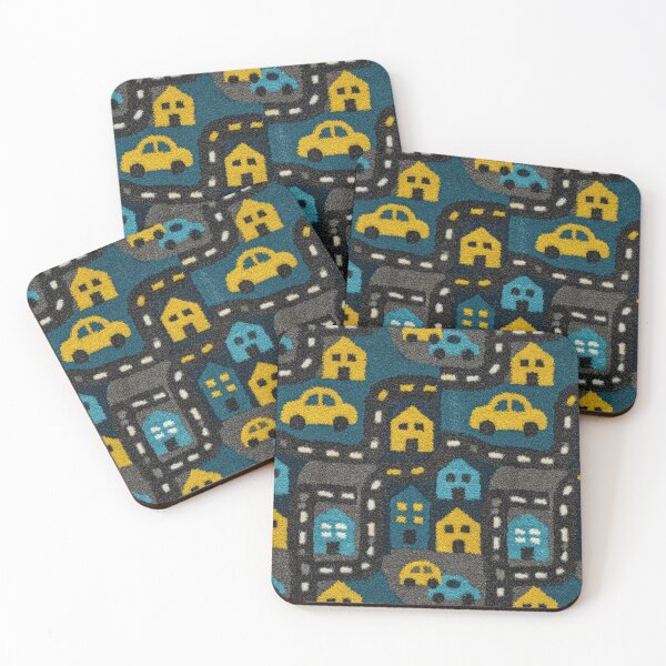 Item preview, Dark Urban City Block Map Pattern designed and sold by Piotrek0001.
