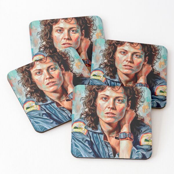 Item preview, Portrait Painting of Sigourney Weaver designed and sold by davidelder.