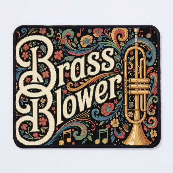 Item preview, Brass Blower – Trumpet Music Art for Brass Instrument Lovers designed and sold by Art-Arcade6.