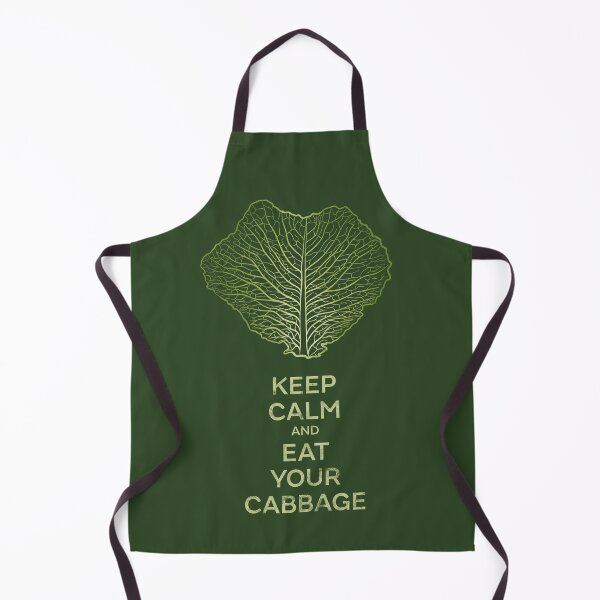 Item preview, Keep Calm and Eat Your Cabbage — Cabbagecore Kitchen Design designed and sold by Marlene Wagenhofer.